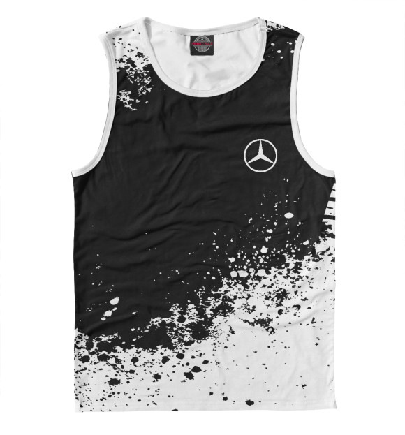Майка для мальчика с изображением Mercedes-Benz abstract sport uniform цвета Белый