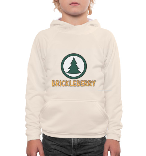 

Худи Print Bar, Белый, Brickleberry