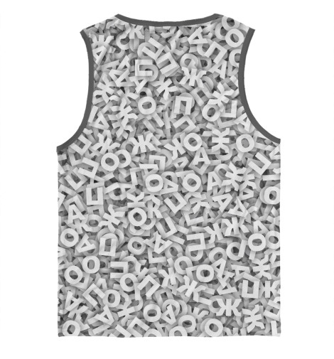 

Майки Print Bar, Белый, Буквы