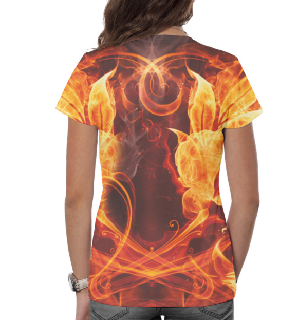 Женская футболка с изображением Хюррем-Султан цвета Белый