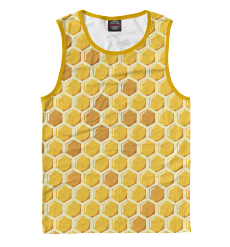 

Майки Print Bar, Белый, Медовые соты