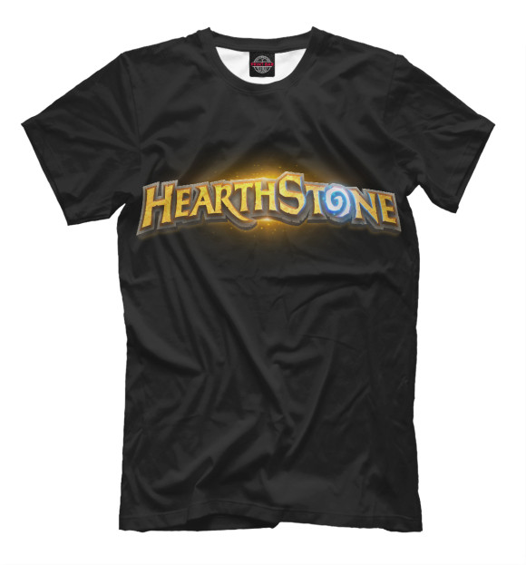 Мужская футболка с изображением Hearthstone цвета Черный