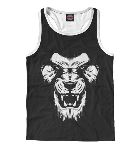 

Майки борцовки Print Bar, Белый, Lion