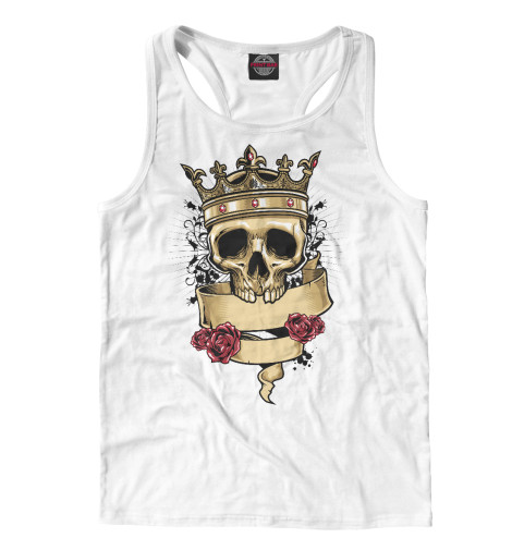 

Майки борцовки Print Bar, Белый, Skull Lord