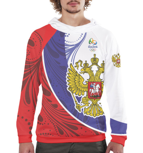 

Худи Print Bar, Белый, Олимпиада Рио-2016