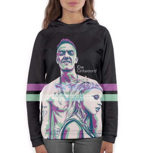 

Худи Print Bar, Белый, Die Antwoord