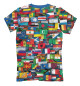 Мужская футболка Флаги всех стран