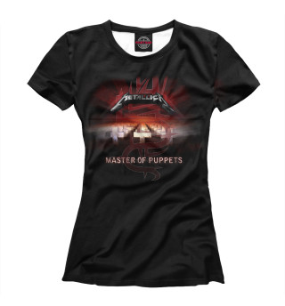 Женская футболка Master of puppets