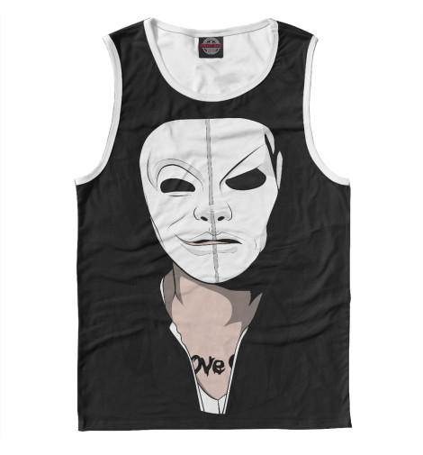 

Майки Print Bar, Белый, Hollywood Undead Da Kurlzz SS art3