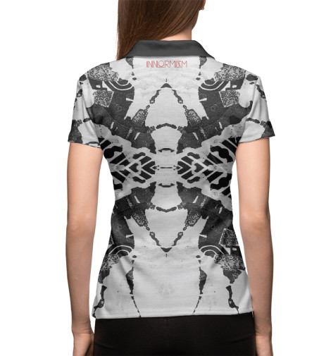 

Поло Print Bar, Белый, My burning heart