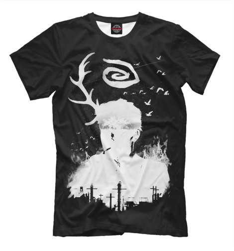 

Футболки Print Bar, Молочно-белый, Настоящий детектив