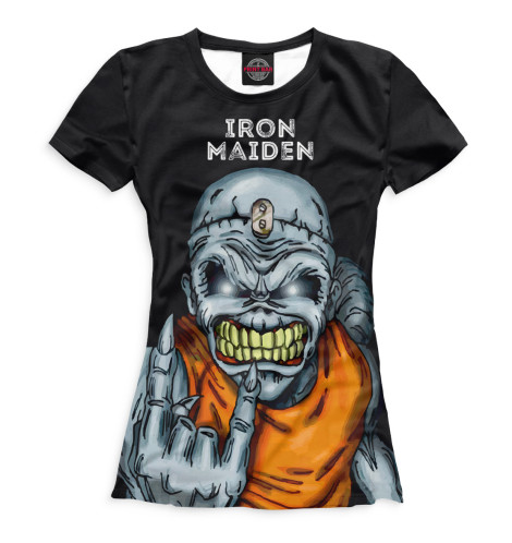 

Футболки Print Bar, Белый, Iron Maiden