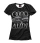 Женская футболка Audi