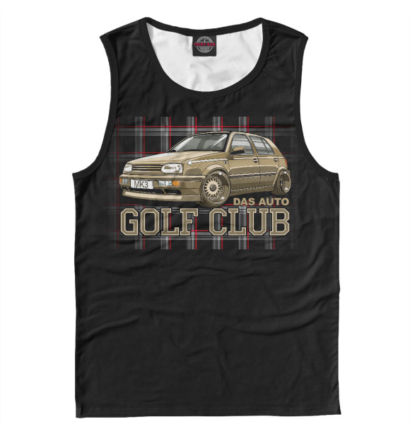 Майка для мальчика с изображением Golf mk3 цвета Белый