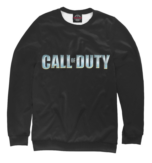 Женский свитшот с изображением Call of Duty цвета Белый
