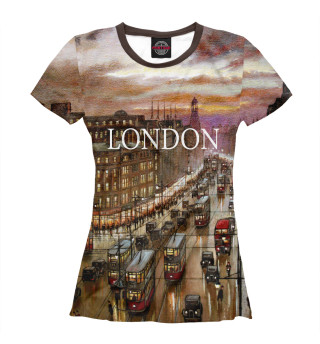 Женская футболка Старый Лондон