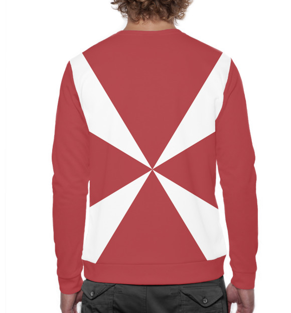 Мужской свитшот с изображением ВВ МВД РФ цвета Белый