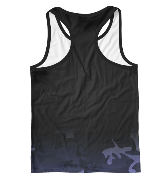 Мужская майка-борцовка с изображением Never Underestimate цвета Белый