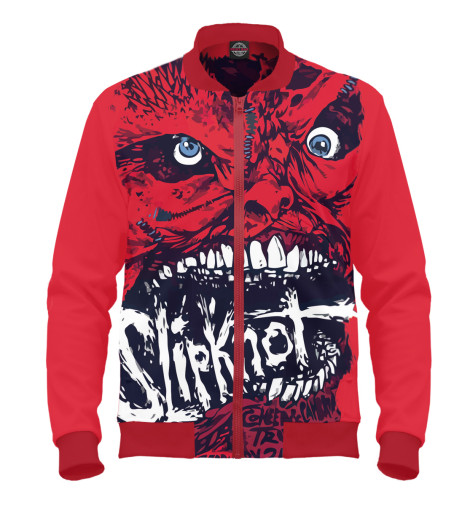 

Бомбер Print Bar, Белый, Slipknot