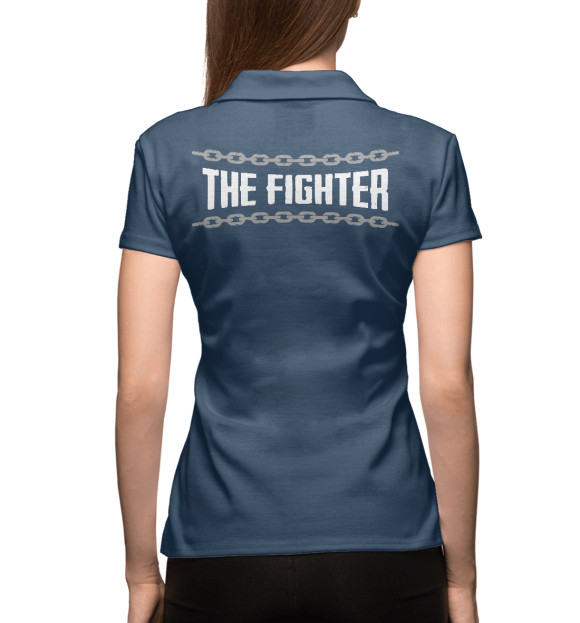 Женское поло с изображением Eagles MMA цвета Белый