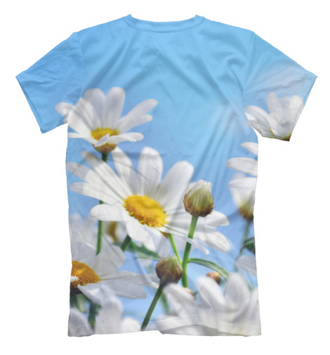 

Футболки Print Bar, Молочно-белый, Ромашки