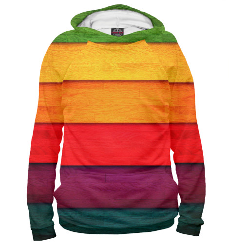 

Худи Print Bar, Белый, Разноцветные полосы