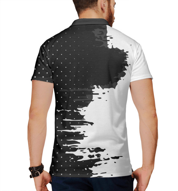 Мужское поло с изображением Chelsea sport цвета Белый