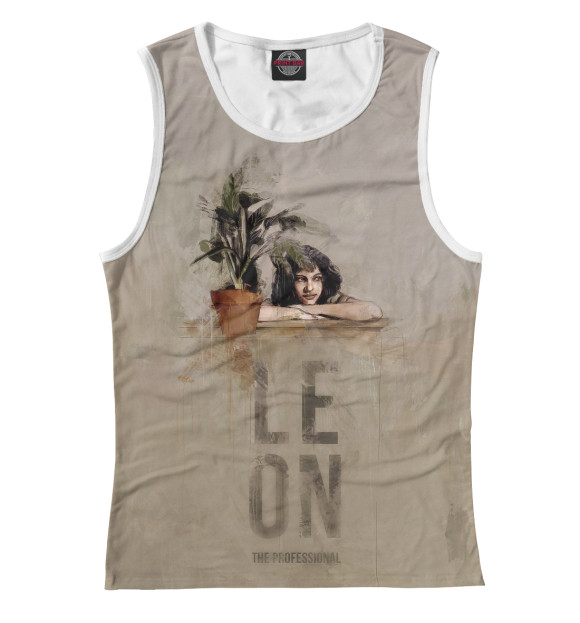 Женская майка с изображением Matilda цвета Белый