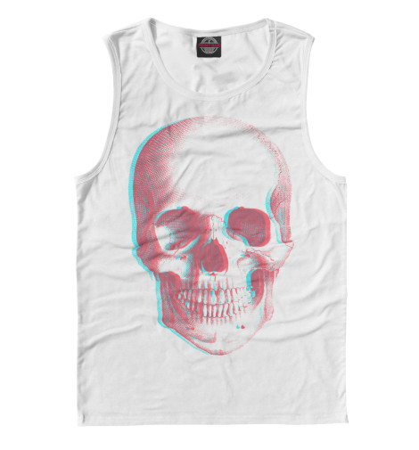 

Майки Print Bar, Белый, Череп