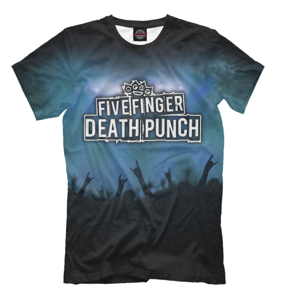 Футболка для мальчиков с изображением Five Finger Death Punch цвета Черный