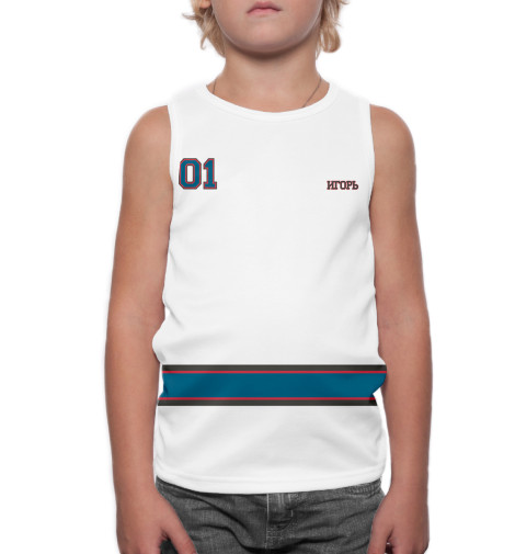 

Майки Print Bar, Белый, Хоккеист Игорь