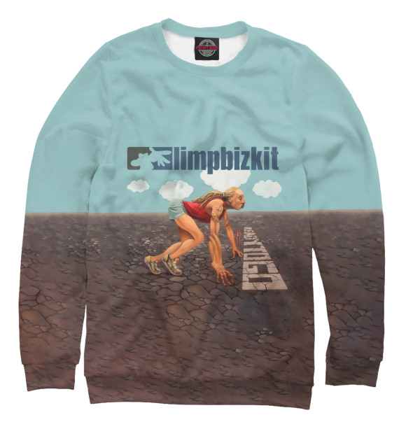 Свитшот для мальчиков с изображением Limp Bizkit цвета Белый