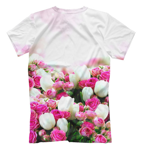 

Футболки Print Bar, Молочно-белый, Аллея роз