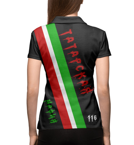 

Поло Print Bar, Белый, Татарская мафия