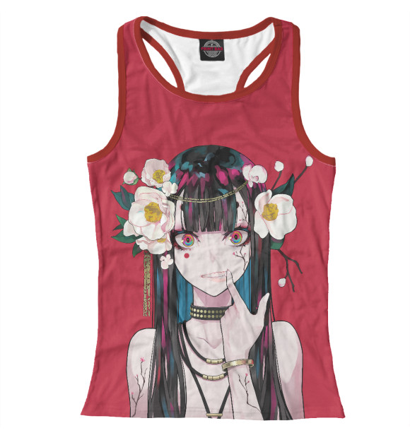 Женская майка-борцовка с изображением Тян цвета Белый