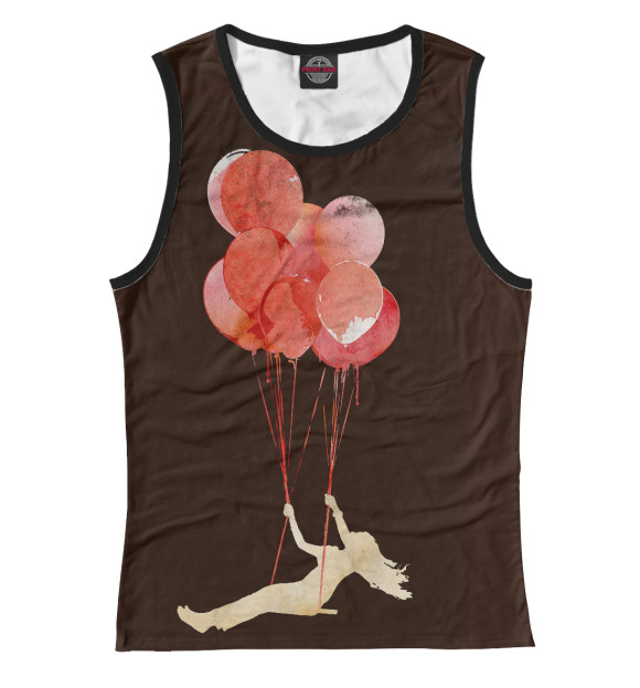 Майка для девочки с изображением Fly цвета Белый