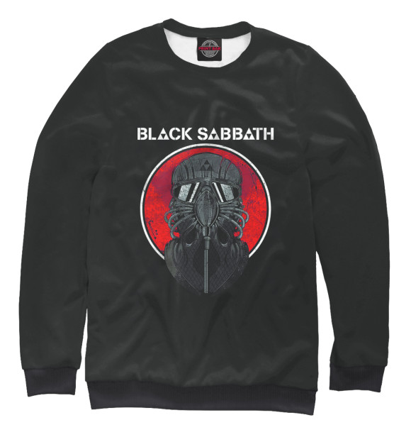 Женский свитшот с изображением Black Sabbath цвета Белый