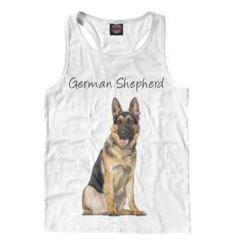 Мужская майка-борцовка German Shepherd