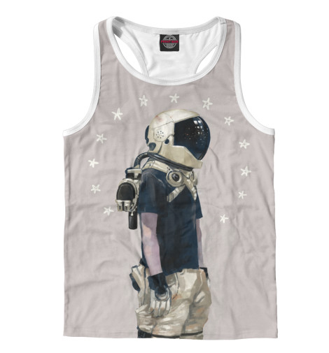 

Майки борцовки Print Bar, Белый, Космонавт