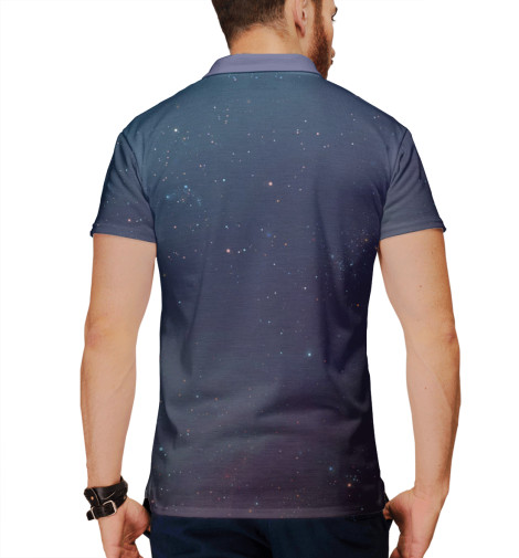 

Поло Print Bar, Белый, Кит