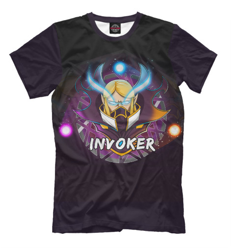 Футболки Print Bar, Черный, Invoker