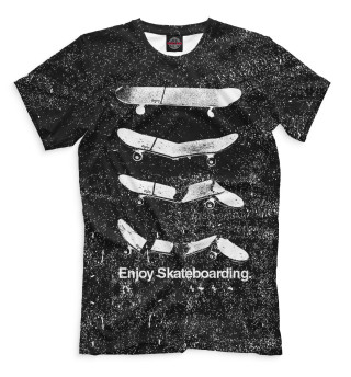 Мужская футболка Enjoy Skateboarding