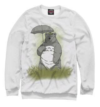 Женский свитшот Bear Totoro
