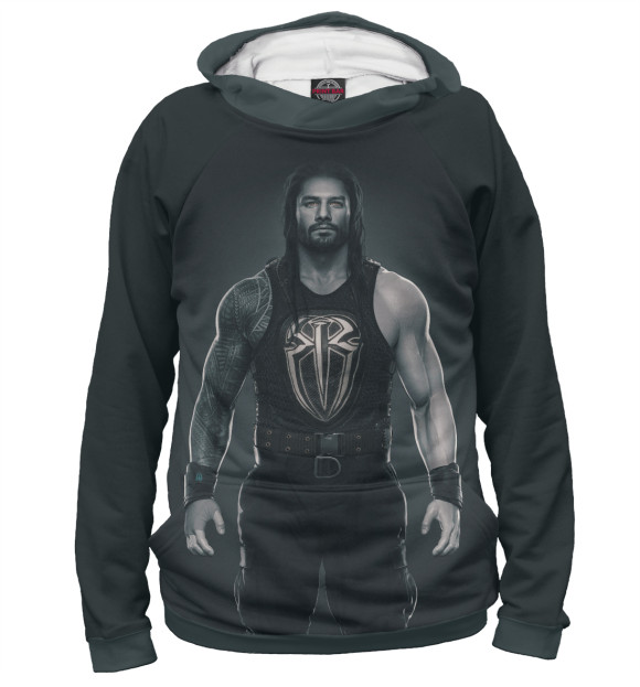 Женское худи с изображением Roman Reigns цвета Белый