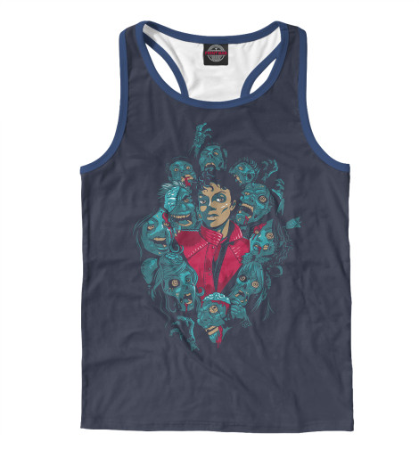 

Майки борцовки Print Bar, Белый, Michael Zombie