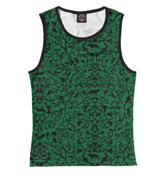 Abstract Wolf Green
