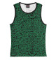 Майка для девочки Abstract Wolf Green