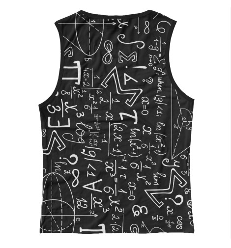 

Майки Print Bar, Белый, МАТЕМАТИКА