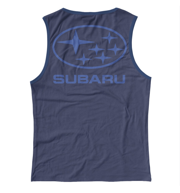 Майка для девочки с изображением Subaru цвета Белый