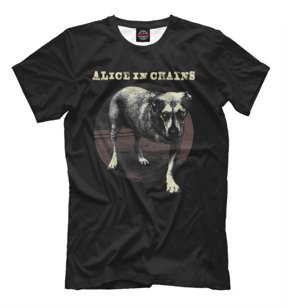 Футболка для мальчиков с изображением Alice In Chains цвета Черный